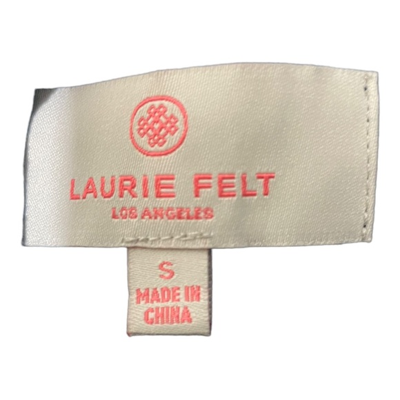 Laurie Felt womens blue choker neckline keyhole front Rayon blouse size Small - Picture 8 of 8